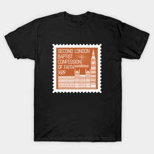 Reformed christian art. Second London Baptist Confession of Faith - 1689. T-Shirt